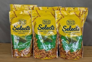 Rold Gold Dill Pickle Pretzels 6pk 16oz Bags - Brand New