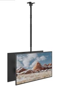 Dual Screen Ceiling TV Mount 43 to 86 TV Up To 176lbs Total $149.99 Retail - Brand New