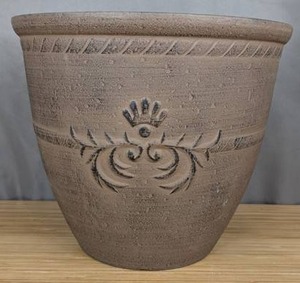 Large Outdoor Planting Pot Brown - Brand New