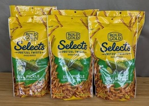 Rold Gold Dill Pickle Pretzels 6pk 16oz Bags - Brand New