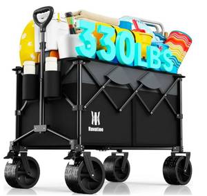 Collapsible Folding Wagon 330lb Capacity Black $99.99 Retail - Brand New