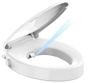 Raised Bidet Toilet Seat Elongated $99.99 Retail - Brand New