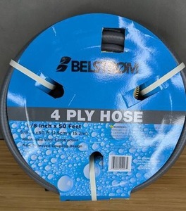 Watering Hose 4 Ply 58 50ft Grey $44.99 Retail - Brand New