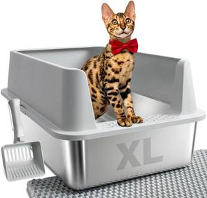 XL Litter Box for Cats with High Sides 23 x 15 x 10 $39.99 Retail - Brand New