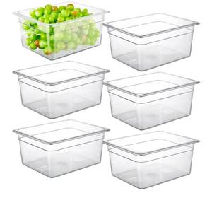 Food Pans Polycarbonate Containers 12 6pk $55.99 Retail - Brand New