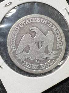 1854-O W/ARROWS US SEATED LIBERTY HALF DOLLAR