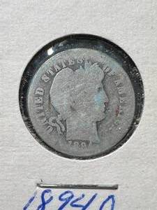 1894-O US BARBER DIME