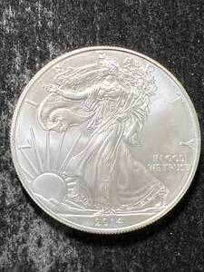 2014 AMERICAN SILVER EAGLE 1 TROY OZ .999 FINE SILVER