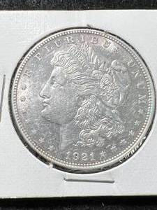 1921 US MORGAN SILVER DOLLAR