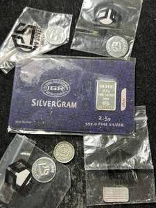 7.5 GRAMS .999 FINE SILVER FRACTIONAL PIECES