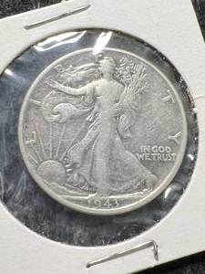 1943 US WALKING LIBERTY HALF DOLLAR