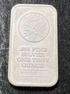 1 TROY OZ .999 FINE SILVER BAR