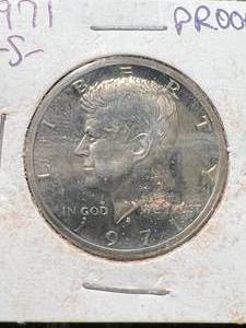 1971-S US PROOF KENNEDY HALF DOLLAR