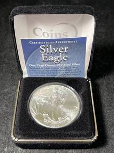 2014 AMERICAN SILVER EAGLE 1 TROY OZ .999 FINE SILVER IN BOX