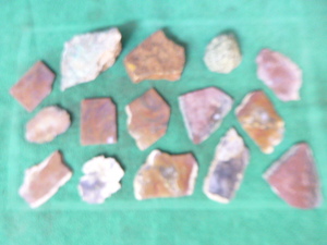 3 Rough Stones and 12 Slabs