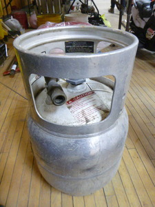 Industrial Truck LP Gas Fuel Container Assembly