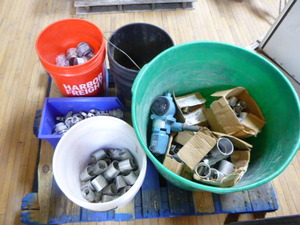 Lot of Miscellaneous Pipe, Fittings and Pump
