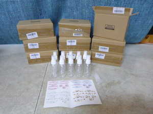 9 Boxes of Plastic Craft Spray Bottles