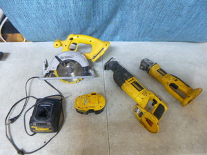 3 DeWalt Power Tools
