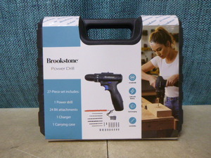 Brookstone Cordless Power Drill