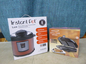 Instant Pot and Waffle Maker
