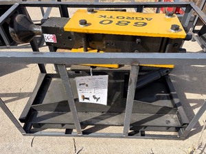 Unused Skid Steer Drop Hammer Post Pounder by AGT PD680-PZ