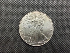 2013 Beautiful Uncirculated 1 Oz. Silver American Eagle  Greysheet Wholesale Value is $96.40