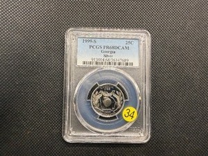 1999-S Silver Georgia Washington Quarter PCGS PR69DCAM - PCGS Price Guide Value for a PR69DCAM is $25