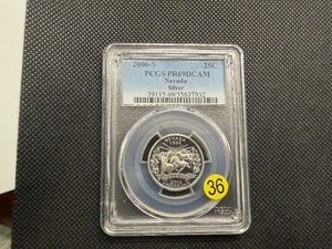 2006-S Silver Nevada Washington Quarter PCGS PR69DCAM - PCGS Price Guide Value for a PR69DCAM is $25