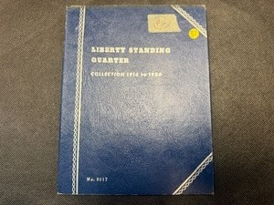 Partial Set of 17 Silver Standing Liberty Quarters including several better date early coins and the 1927-S in Whitman Book - Greysheet Wholesale Value for these coins at G4 is approx. $369.40