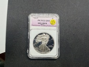1993-P Proof American Silver Eagle NGP PR70  DCAM - Greysheet Wholesale Value for a PR70 is $450