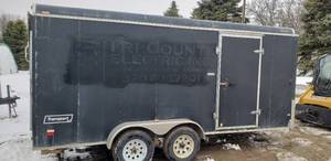 2004 Haulmark 16' Enclosed Trailer with ramp door and side door