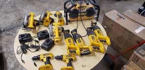 18V Dewalt Tools and case