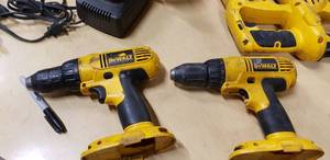 18V Dewalt Tools and case