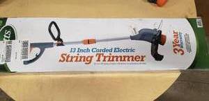 13 Corded electric string trimmer