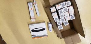 19 Sylvania substitube dulux GX23 bulb and 1 Ultra recessed & surface mounted kit trim