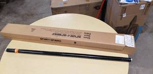 4 Plastic coated fluorescent black lamps