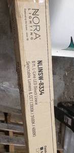 Nora lighting 8 L-line LED direct linear selectable lumens