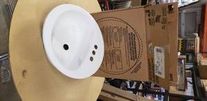 Brand new bathroom sink