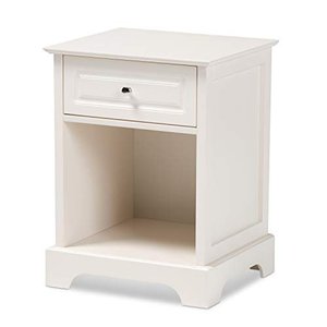 Baxton Studio White side table