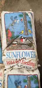 2 50 Lb bags of birdseed