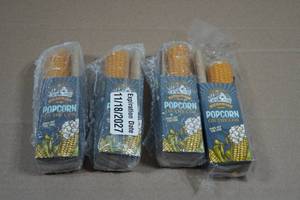 4 Rada Microwave Ready Popcorn on the Cob