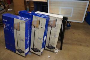 3 Incomplete Academy Sports 32 Portable Basketball Systems