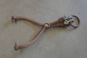 Vintage Farm Logging Tongs