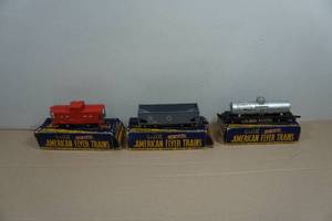 Antique American Flyer Train Cars