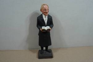 Vintage Hand Carved Wooden Folk Art Figurine