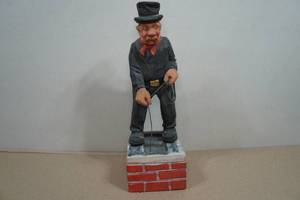 Vintage Hand Carved Wooden Folk Art Figurine