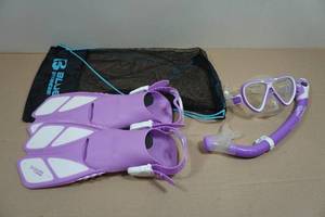 Cressi Blulove Snorkel Set - Fin Size LXL