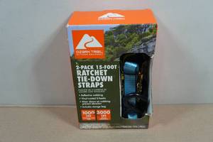 Ozark Trail 2-Pack 15 Ratchet Tie Down Straps