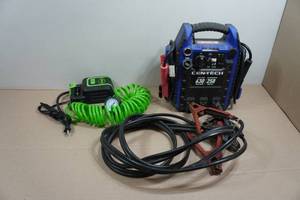 Jumper Pack, Cables, and Slime Tire Inflator